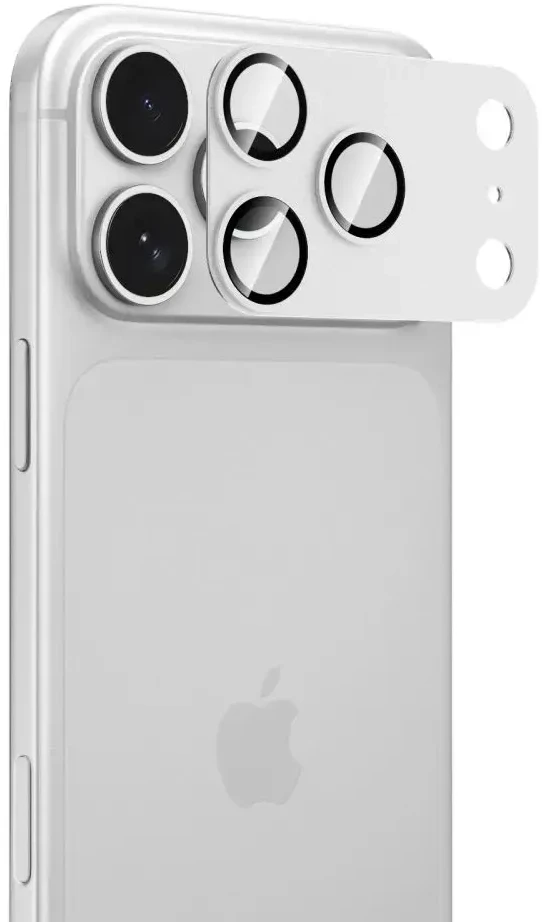 Tech-Protect Camfull Fit+ Tempered Glass Camera Screen Protector for iPhone 18 Pro Max - Sidabrinis