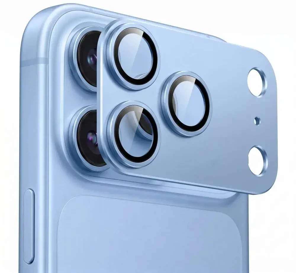 Fotoaparato apsauga TECH-PROTECT CAMFULL FIT+ IPHONE 18 PRO šviesiai mėlyna
