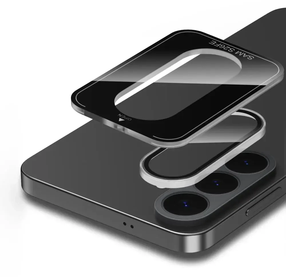 FOTOAPARATO APSAUGA Tech-Protect CAMRING FIT+ Samsung Galaxy S26 FE SKAIDRI