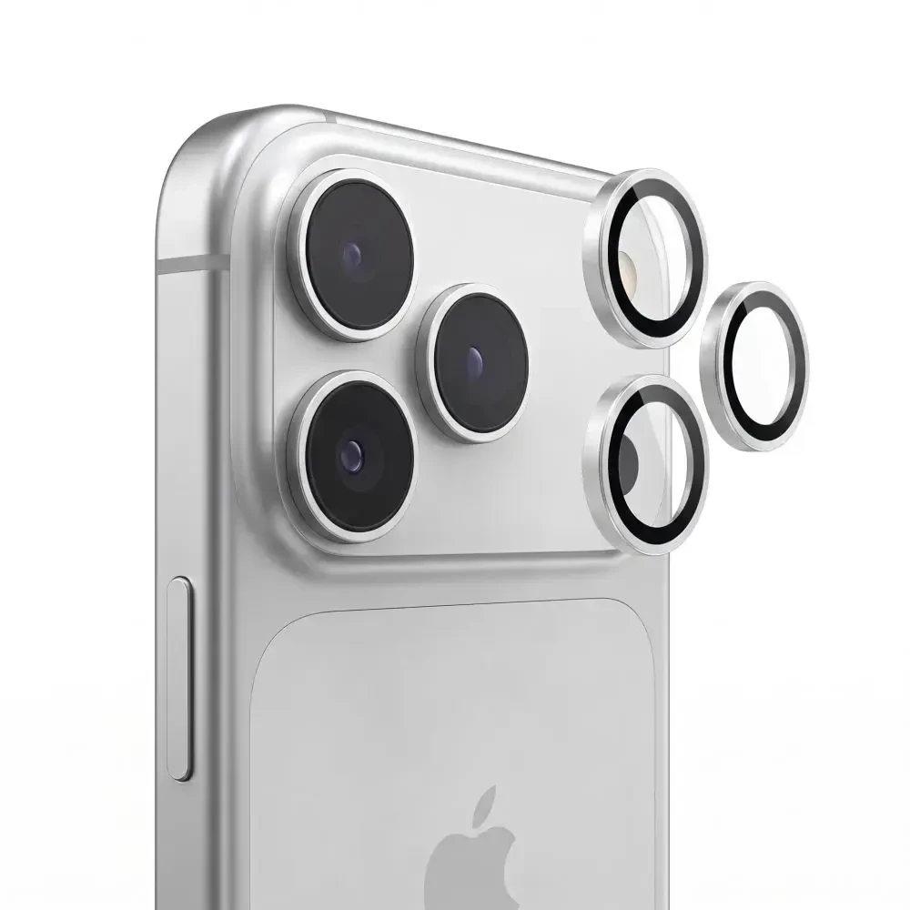 Fotoaparato apsauga TECH-PROTECT CAMRING FIT+ IPHONE 18 PRO / MAX sidabrinė