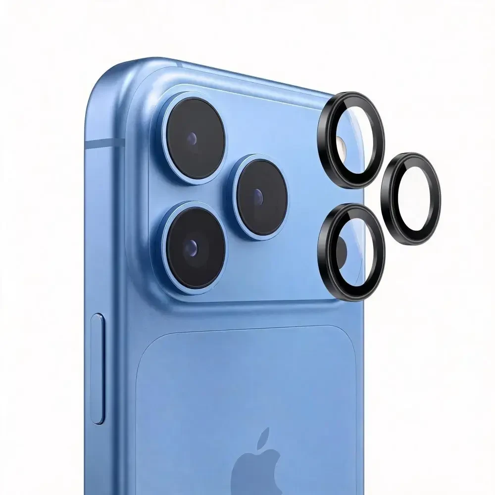 Tech-Protect Camring Fit+ fotoaparato gaubtelis, skirtas iPhone 18 Pro / 18 Pro Max – juodas