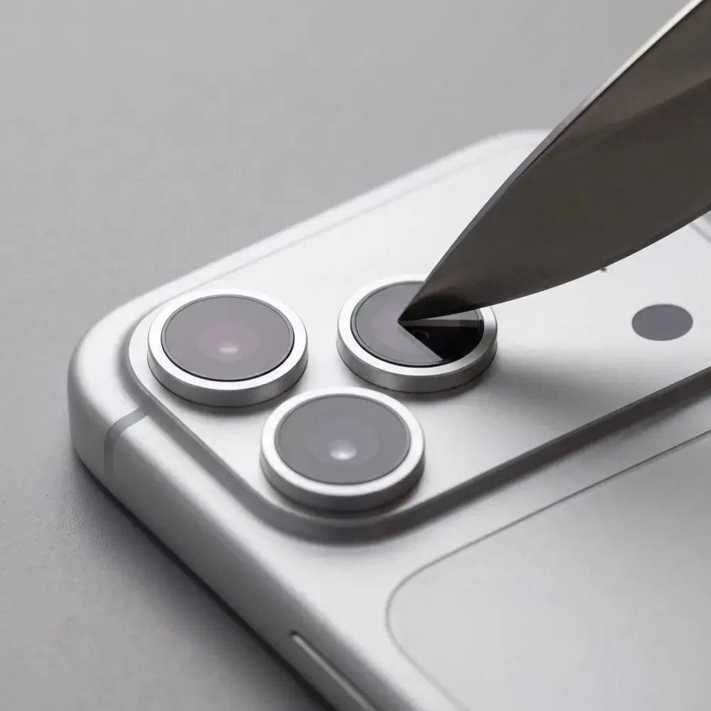 Fotoaparato apsauga TECH-PROTECT CAMRING FIT+ IPHONE 18 PRO / MAX sidabrinė