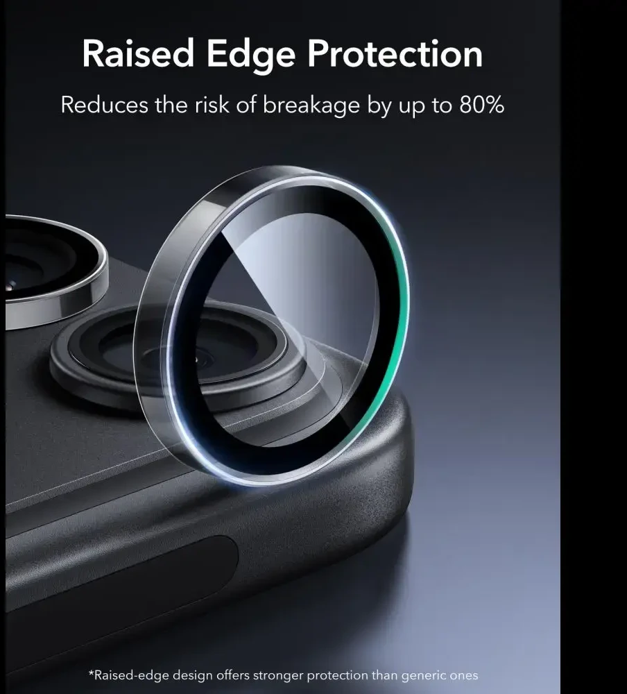 KAMEROS APSAUGA ESR ARMORITE CAMERA PROTECTOR iPhone 18 PRO / 18 PRO MAX SKAIDRI