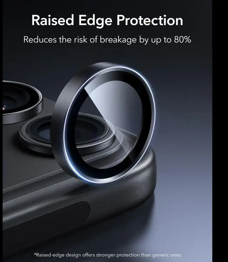 KAMEROS APSAUGA ESR ARMORITE CAMERA PROTECTOR iPhone 18 PRO / 18 PRO MAX JUODA
