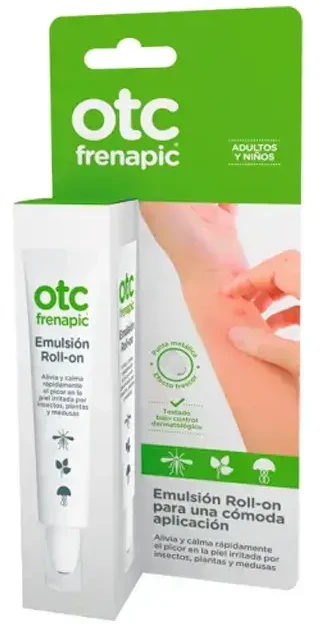 Otc Frenapic Emulsión Roll-On raminantis tepalas nuo vabzdžių, augalų , meduzų 15ml