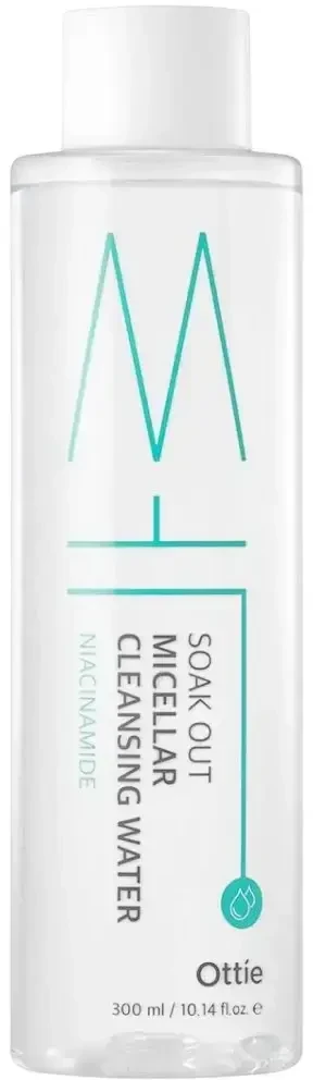 Ottie Soak Out Cleansing & Soothing Micellar Vanduo Sensitive, 300 ml