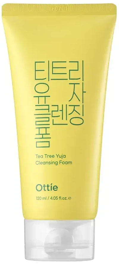 Ottie Tea Tree Yuja Eliminates Impurities Cleansing Foam, 120 ml