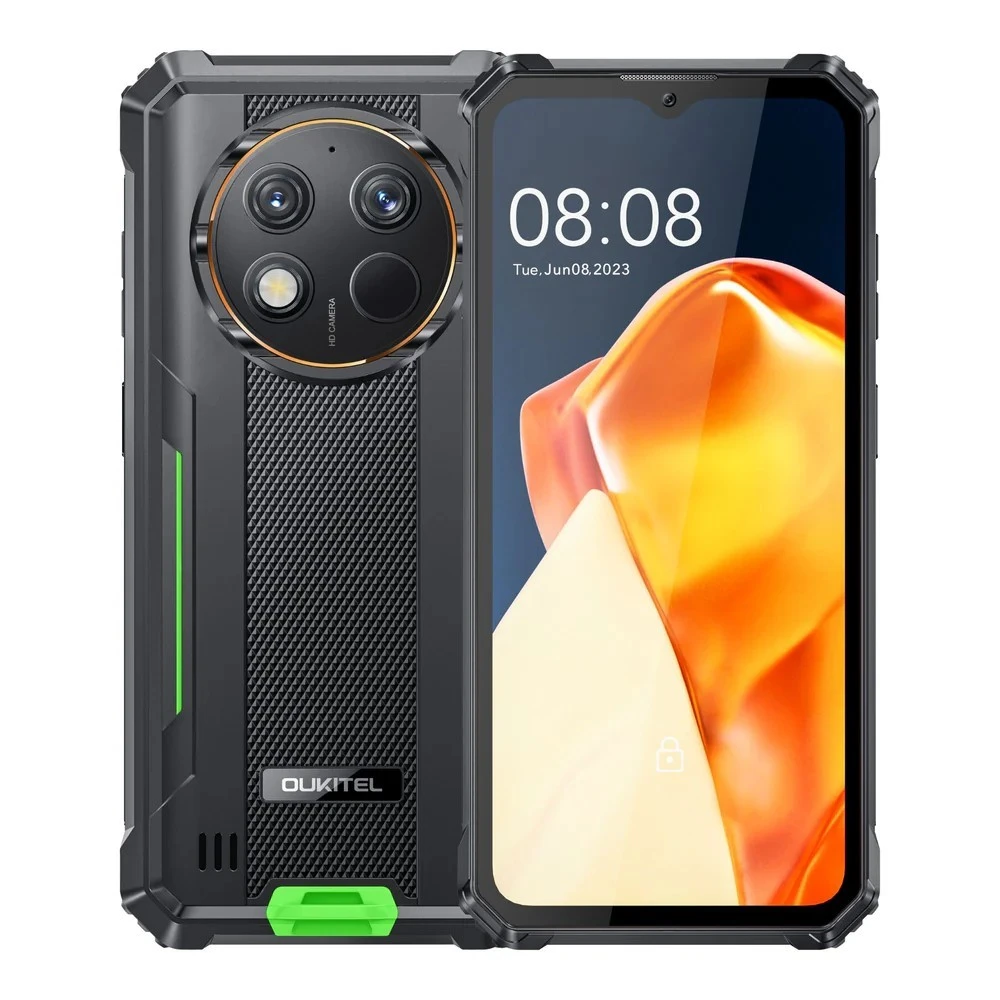 Išmanusis telefonas Oukitel WP28E 4/64 10600mAh DS. Žalios spalvos be įkroviklio