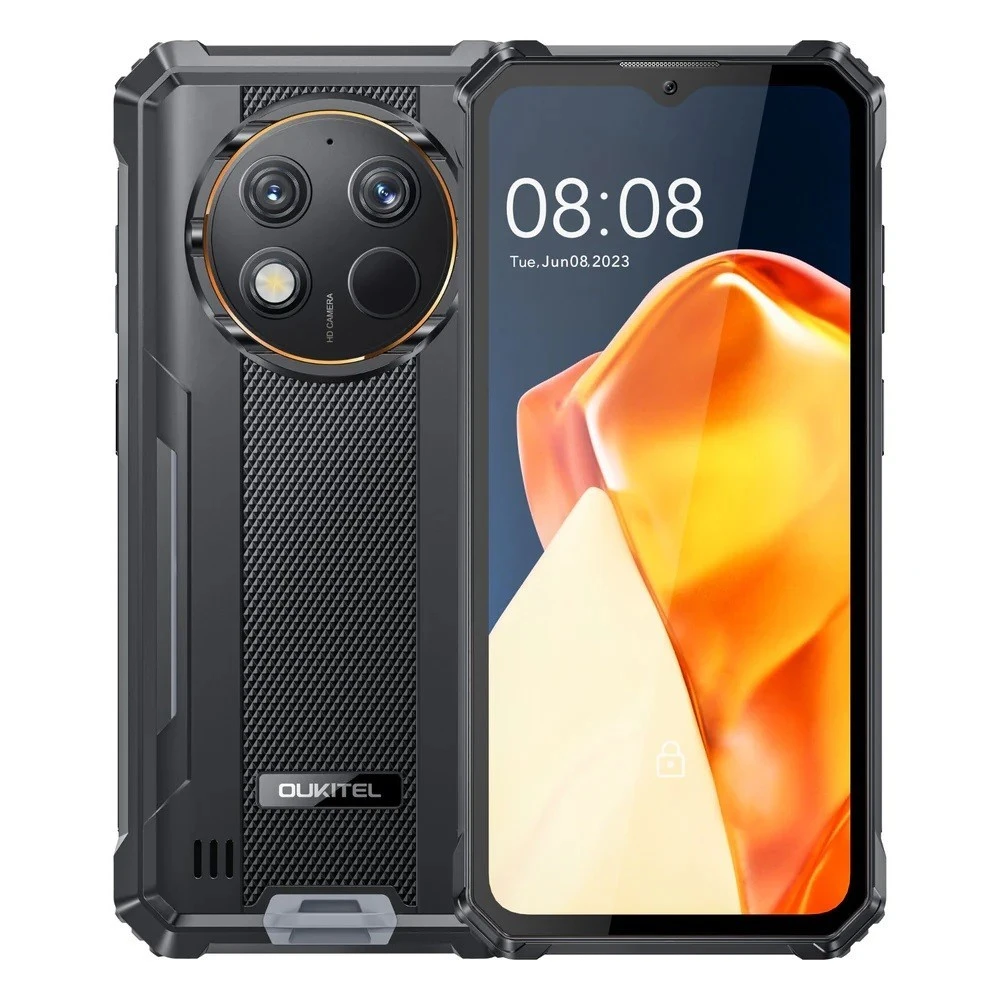 Išmanusis telefonas Oukitel WP28E 4/64 10600mAh DS. Juodas, be įkroviklio