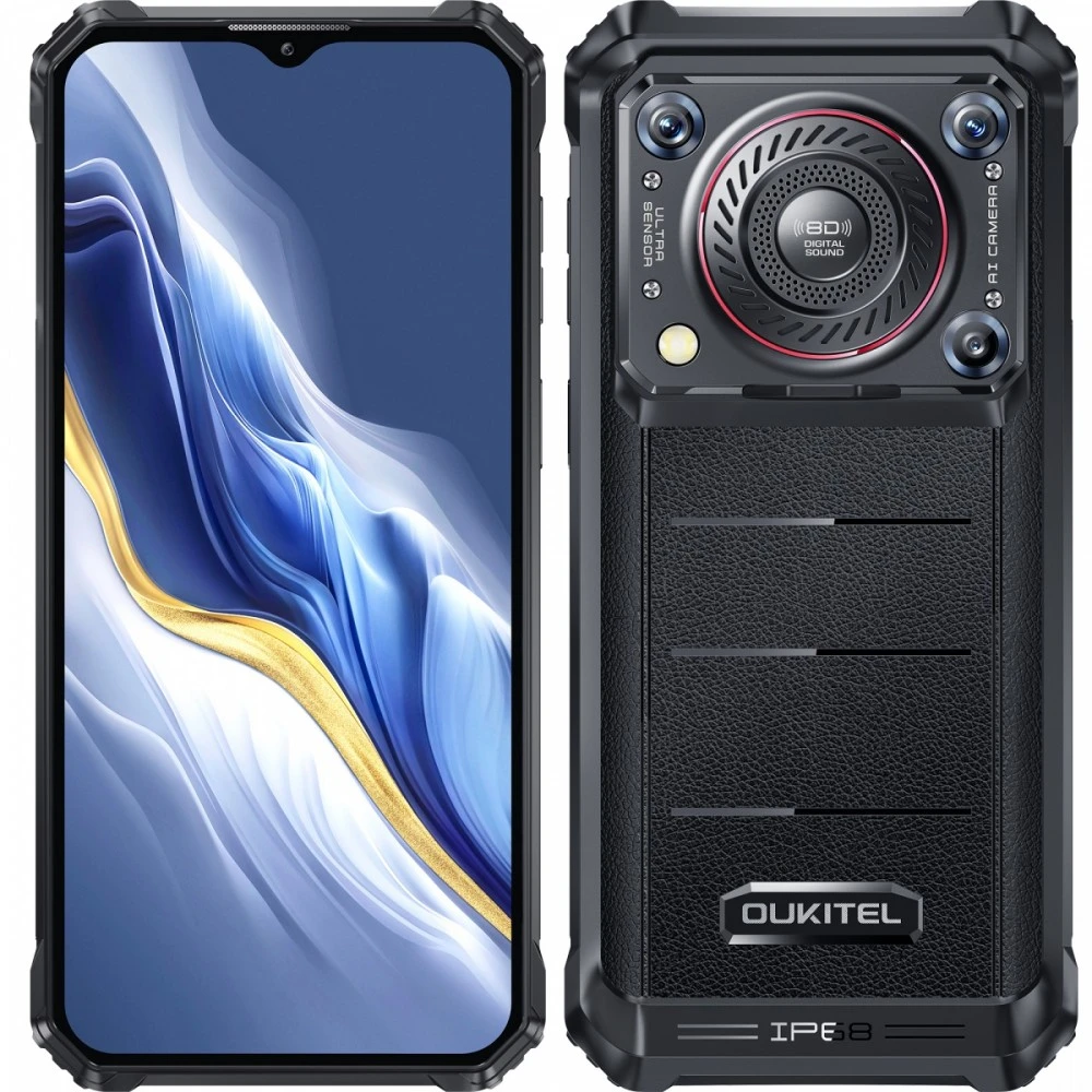 Išmanusis telefonas Oukitel WP36 Pro 6/256GB Juodas (WP36Pro-BK/OL)