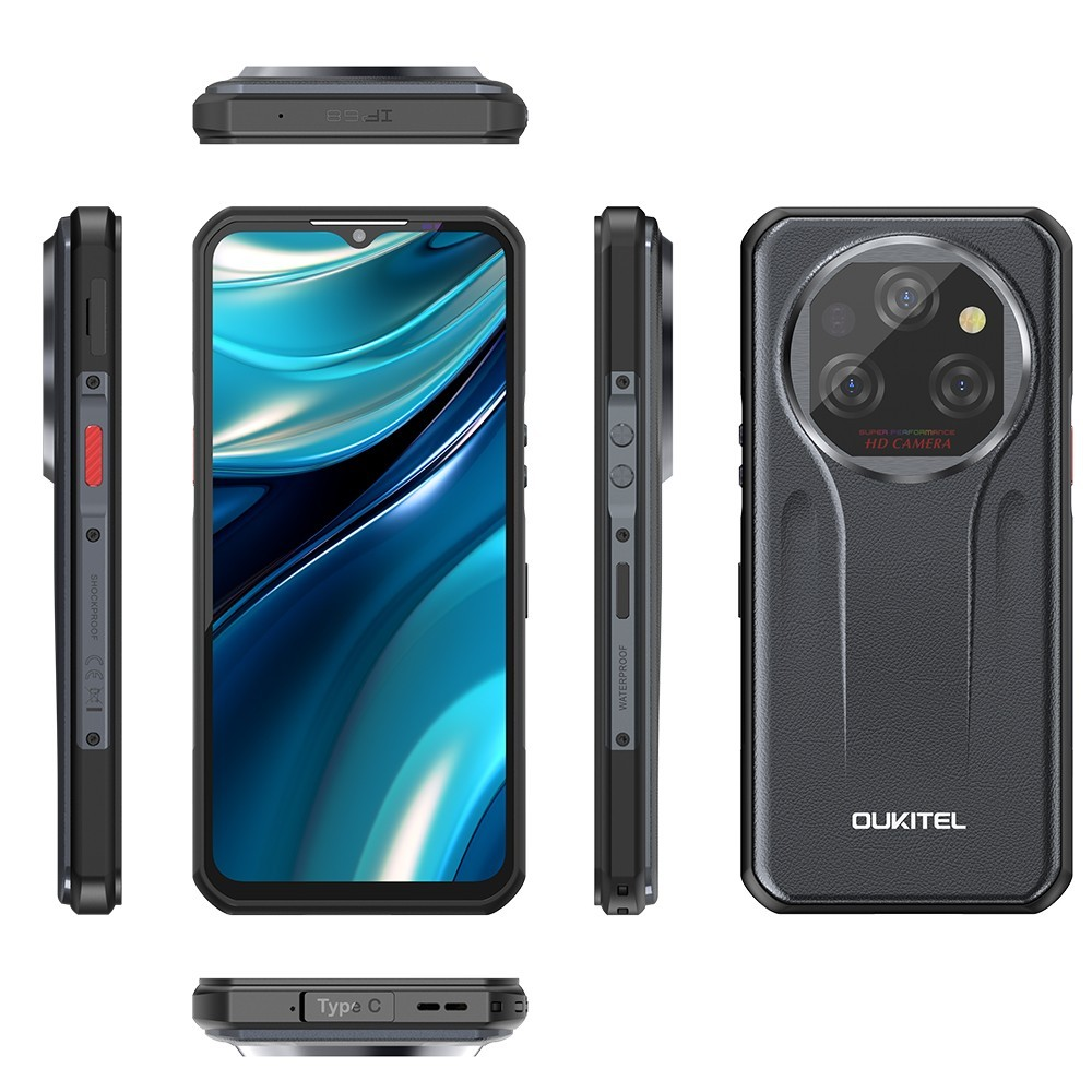 Oukitel WP39 6/256GB 11000mAh Dual SIM Pilka