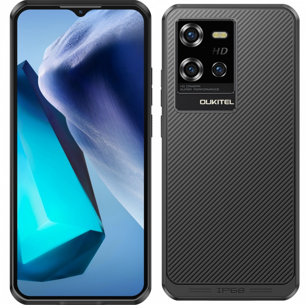 OUKITEL WP50 Slim Rugged Išmanusis telefonas 4Gb/256Gb, Juodas