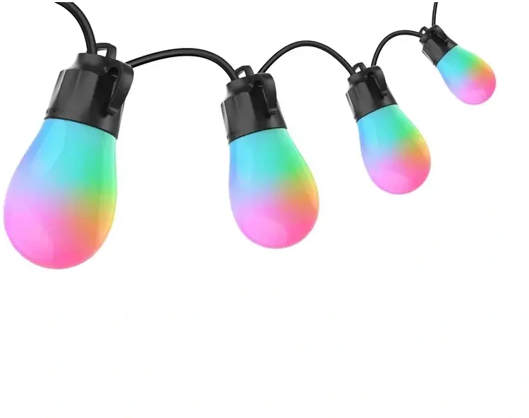 NEEWER RGB šiltai balta lauko girlianda