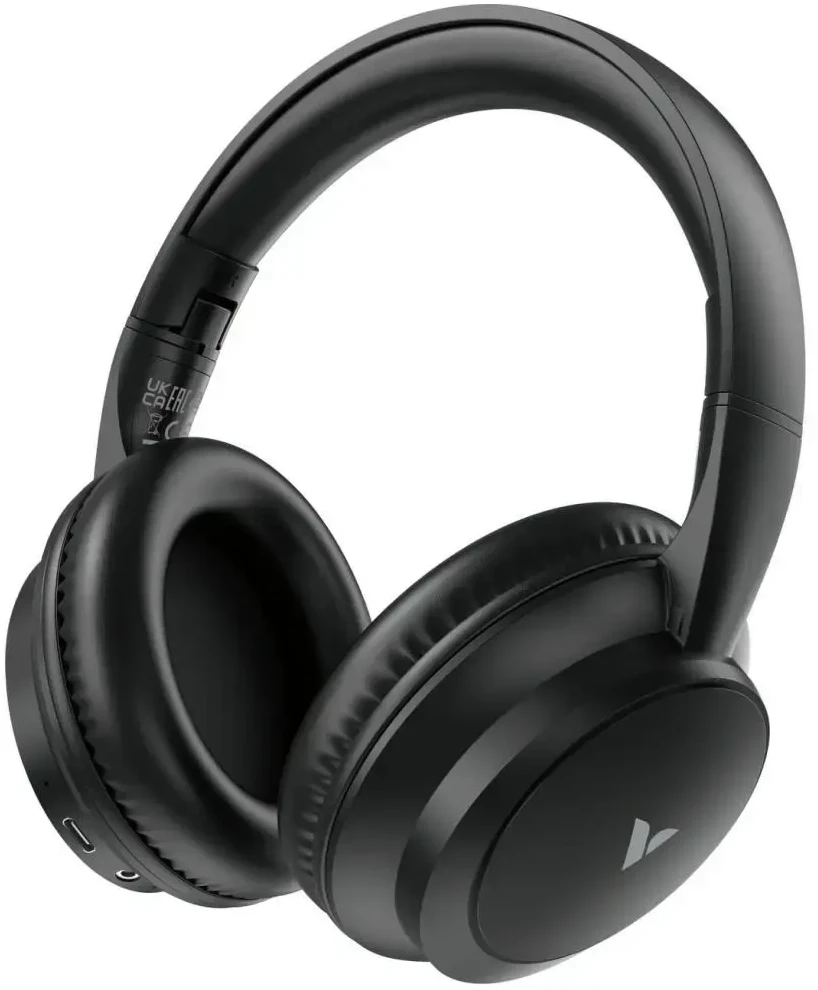 „Over-ear“ ausinės Verbatim belaidės TruSound Lite juodos 30196