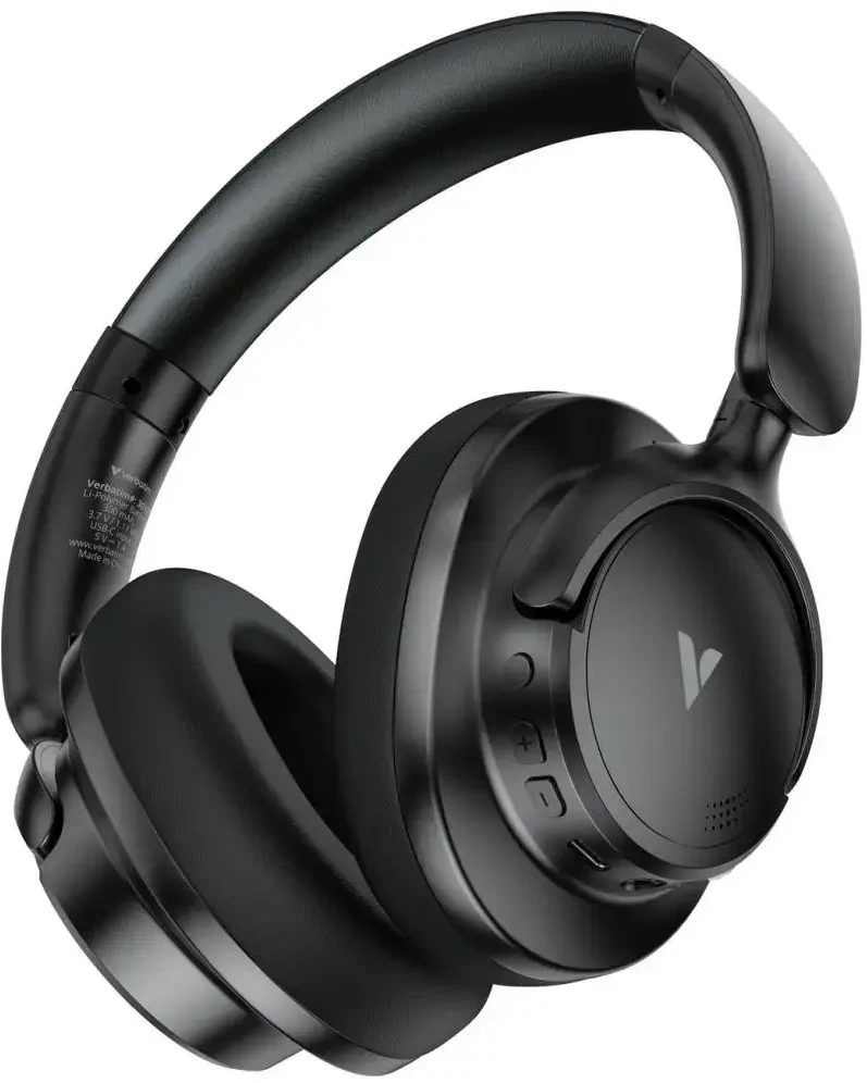 Ausinės Nauszne Verbatim belaidės TruSound Pro Bluetooth ANC juoda 30194