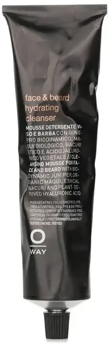 OWAY Face & Beard Hydrating Valiklis drėkinamasis veido ir barzdos prausiklis, 150 ml