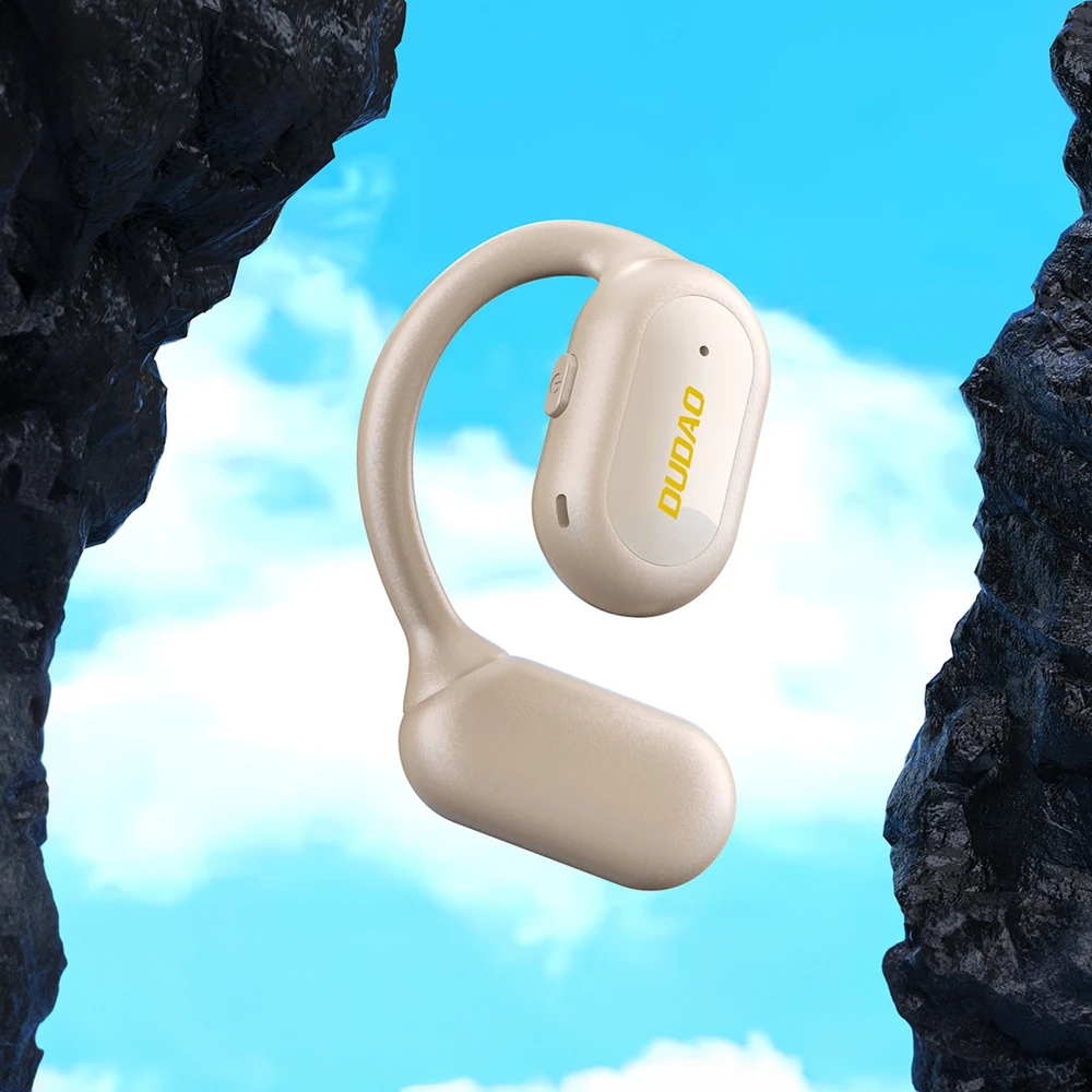 OWS Dudao U4A Bluetooth 5.3 IPX5 verslo ausinės - baltos spalvos