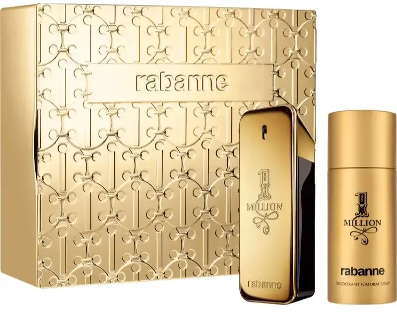 Paco Rabanne Set 1 Million EDT, 100 ml Desodorante, 150 ml·