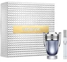 Paco Rabanne Invictus rinkinys vyrams (EDT, 100 ml + EDT,10 ml)