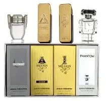 Paco Rabanne miniatiūrų rinkinys vyrams (4 x 5 ml)