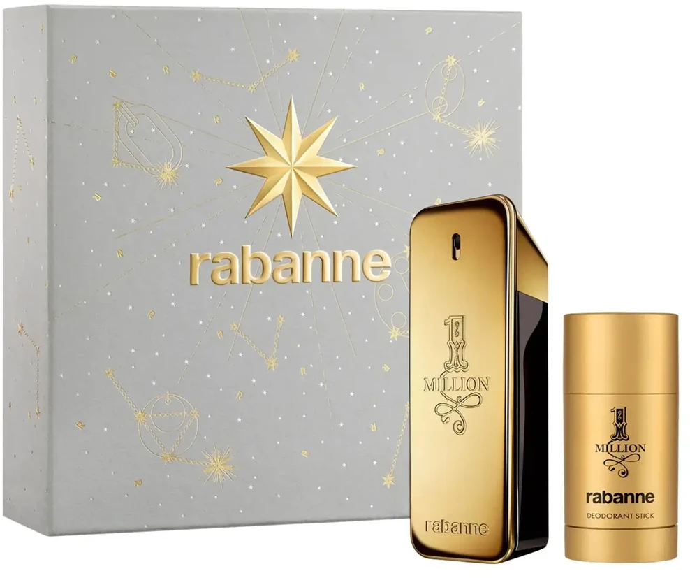 Paco Rabanne 1 Million EDT rinkinys vyrams (EDT 100 ml + Deostick 75 ml)
