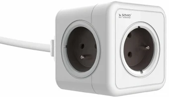 Savio PowerCube PC-02 maitinimo prailginimas 3 m 5 kintamosios srovės lizdas (-iai)