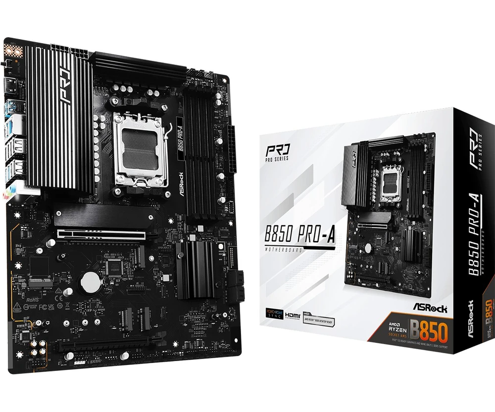 Asrock B850 Pro-A AMD B850 Lizdas AM5 ATX