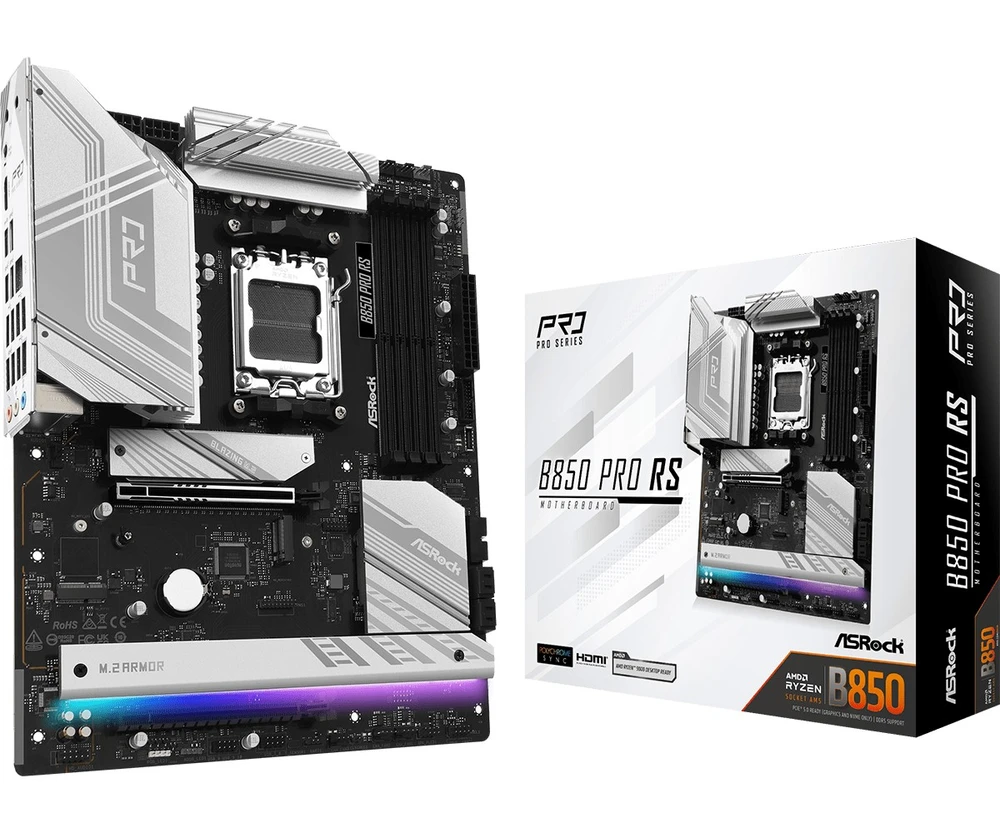 Asrock B850 Pro RS AMD B850 Lizdas AM5 ATX