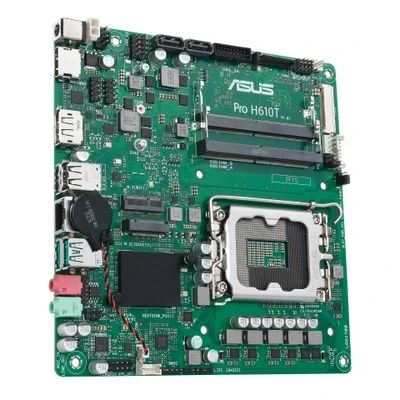 Pagrindinė plokštė ASUS PRO H610T-CSM, Intel H610, LGA 1700, mini ITX
