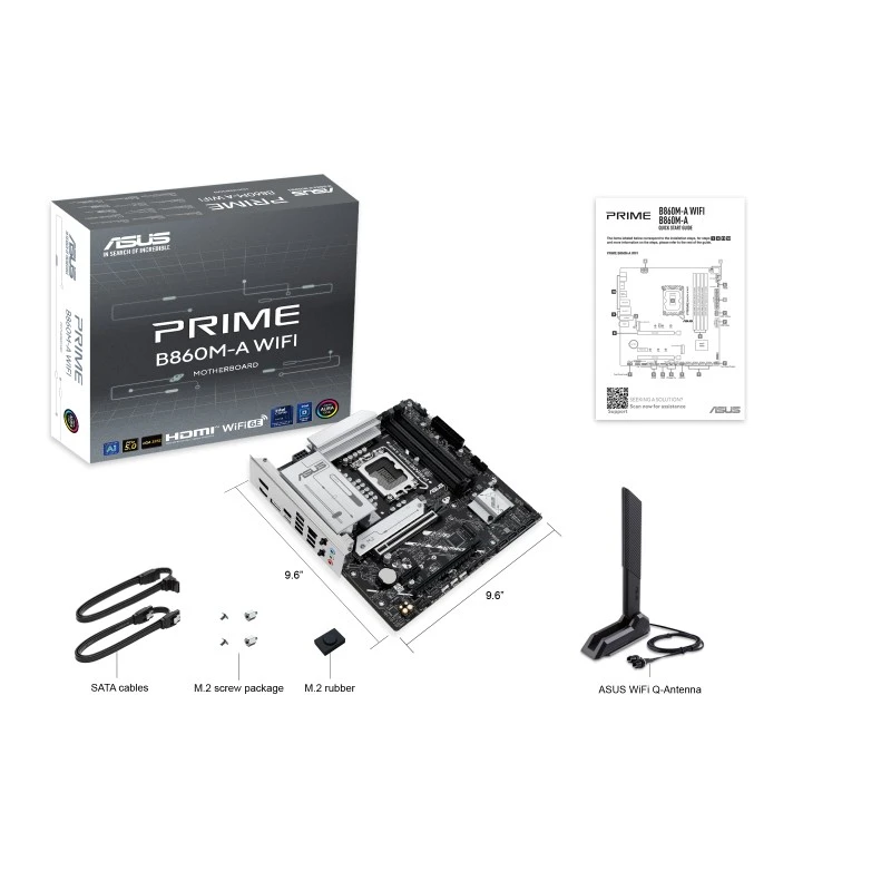 Pagrindinė plokštė ASUS PRIME B860M-A WIFI
