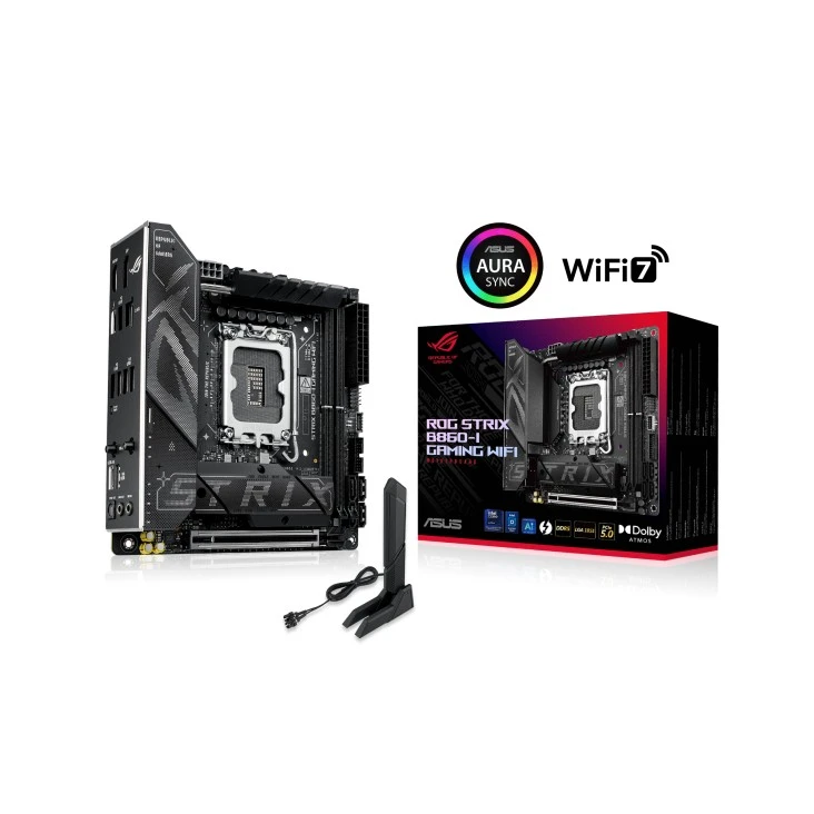 Pagrindinė plokštė ASUS ROG STRIX B860-I GAMING WIFI