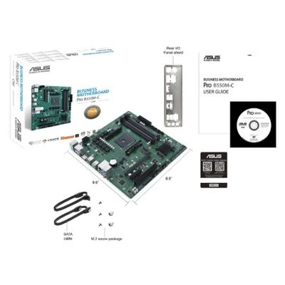 Pagrindinė plokštė Motininė Plokštė - ASUS PRO B550M-C/CSM Socket AM4 micro ATX 4 DDR4 Slots