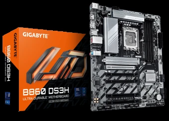 Pagrindinė plokštė GIGABYTE B860 DS3H LGA1851 MB 4xDDR5 4xSATA 3xM.2