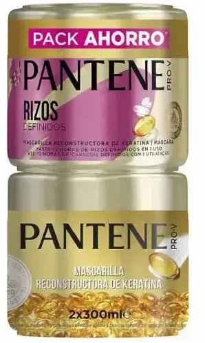 Masc Cap Pantene Rizos 300 DUPLO kaukė