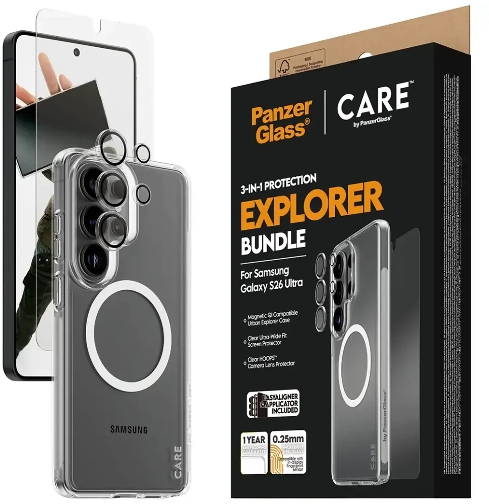 Panzer Glass „PanzerGlass CARE“ – „PanzerGlass 3-in-1 Galaxy S Ultra 2026“