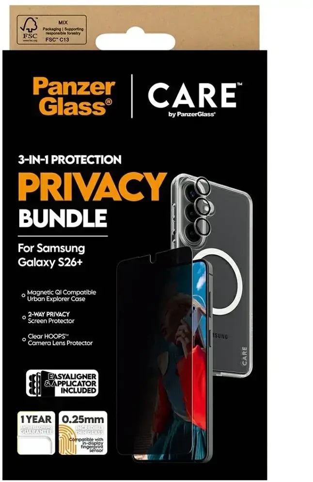 Panzer Glass PanzerGlass CARE Privacy 3-in-1 Set Samsung Galaxy S26+