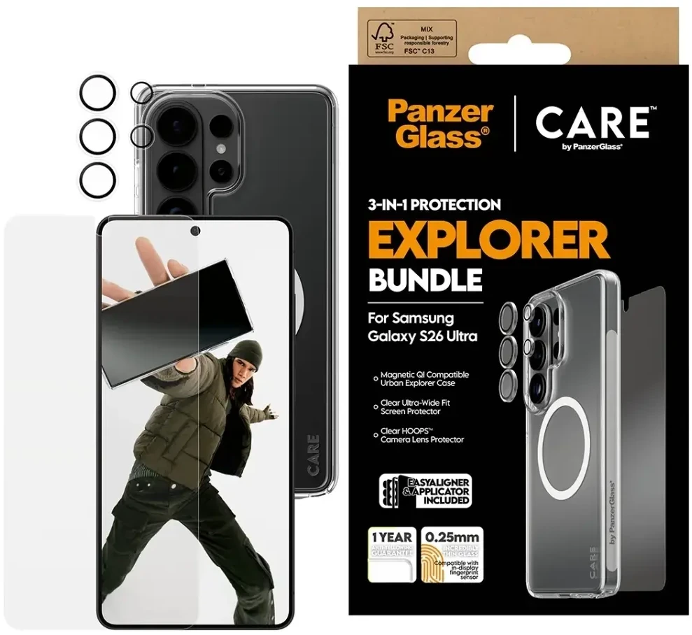 Panzer Glass „PanzerGlass CARE“ – „PanzerGlass 3-in-1 Galaxy S Ultra 2026“