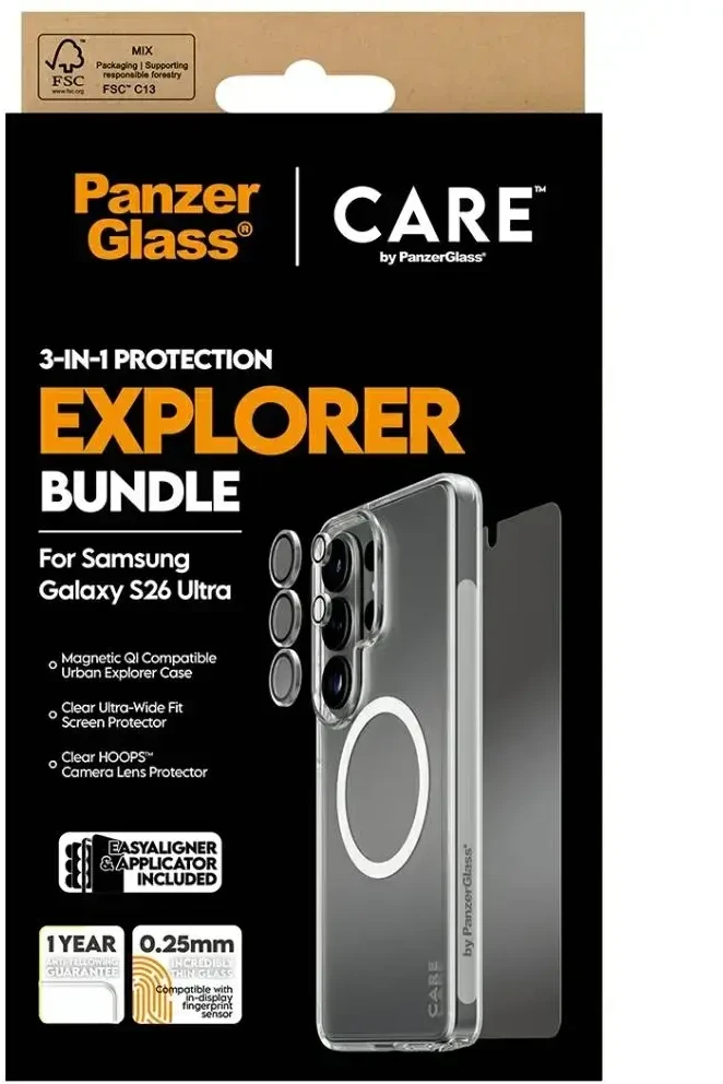 Panzer Glass „PanzerGlass CARE“ – „PanzerGlass 3-in-1 Galaxy S Ultra 2026“