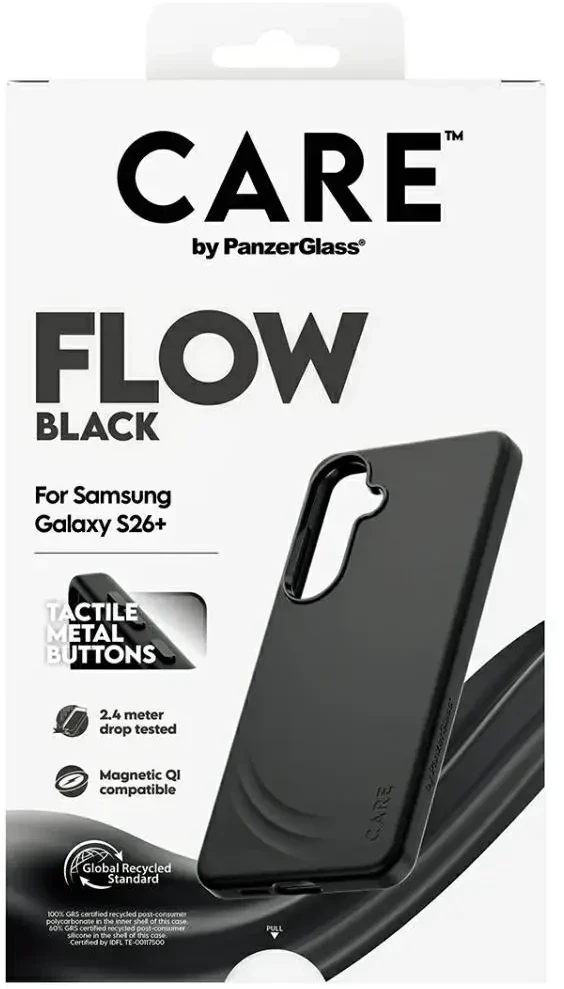 Panzer Glass Telefono dėklas 3,6 m apsauga, juodas CARE by PanzerGlass