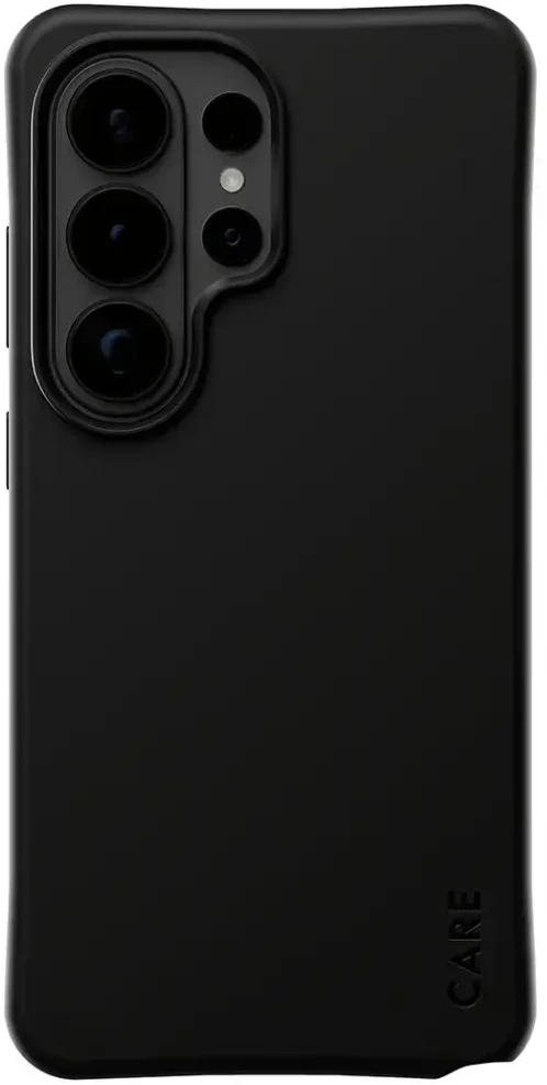Panzer Glass Telefono dėklas iš perdirbto TPU, Qi suderinamas, juodas CARE by PanzerGlass