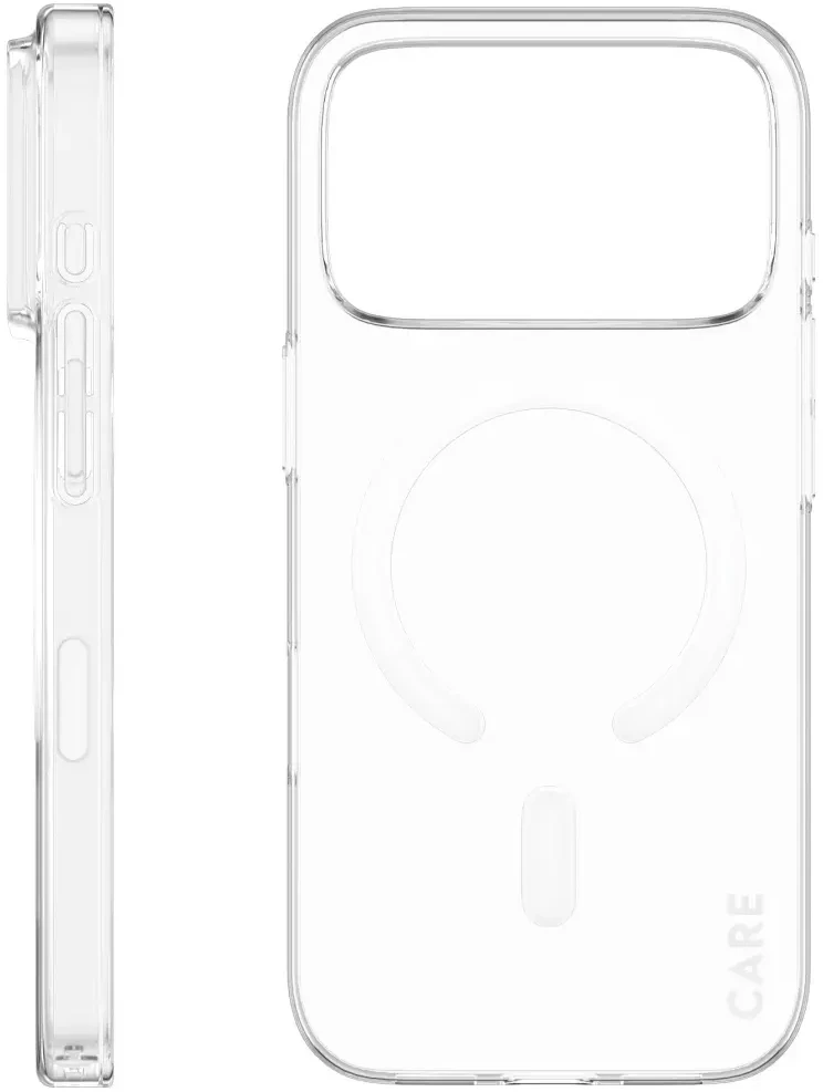 Panzer Glass „CARE by PanzerGlass SL1M“ telefono dėklas su „MagSafe“ palaikymu, skirtas „iPhone 17 Pro“, permatomas