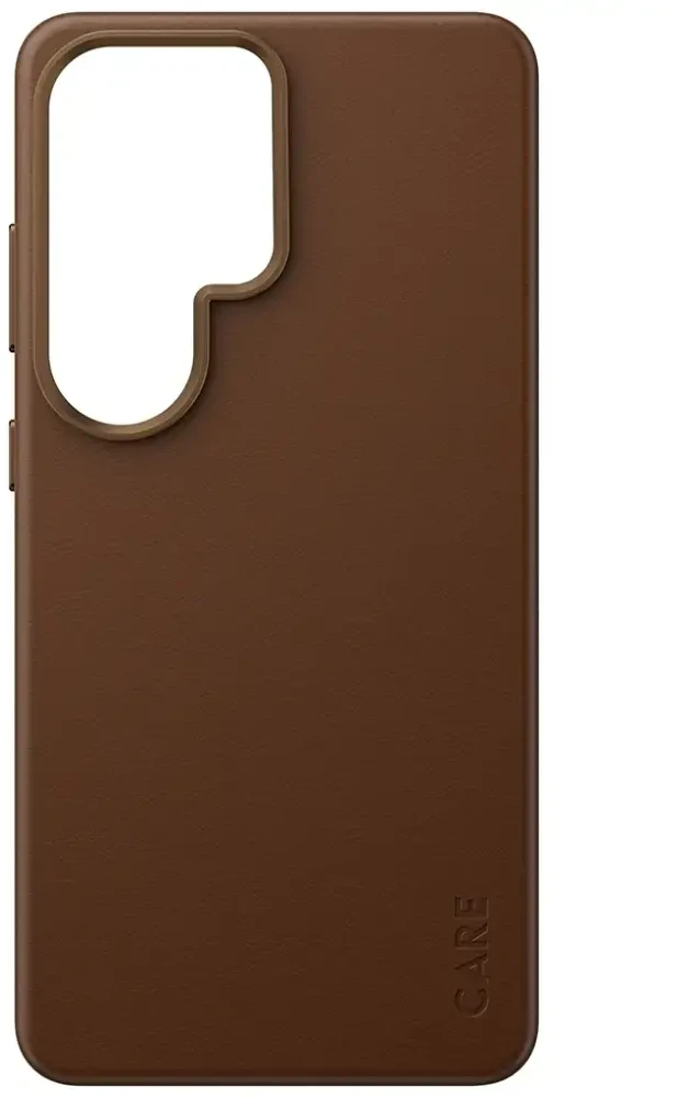 Panzer Glass Telefono dėklas iš dirbtinės odos, rudas, Qi suderinamas CARE by PanzerGlass