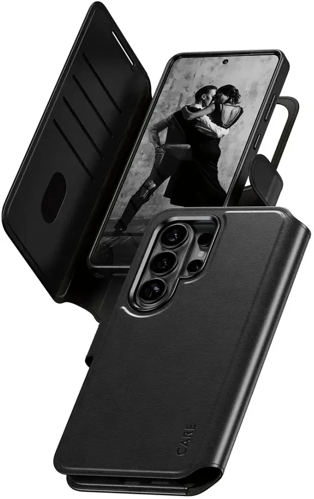Panzer Glass CARE by PanzerGlass Tango 2-in-1 Wallet Case w. Qi Samsung New Galaxy S26 Ultra | PanzerGlass