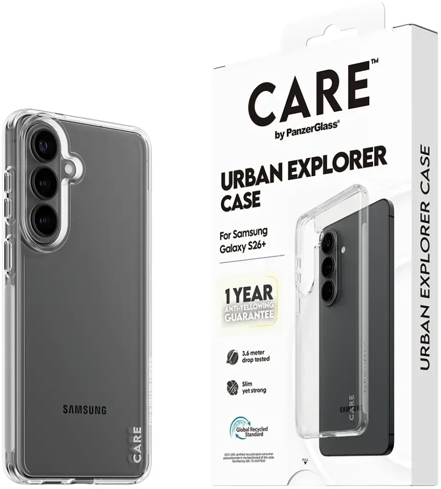 Panzer Glass Telefono dėklas permatomas, 4,8 m apsauga CARE by PanzerGlass