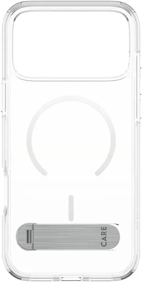 „Panzer Glass CARE by PanzerGlass“ apsauginis dėklas su „MagSafe“ laikikliu, skirtas „iPhone 17 Pro Max“ – skaidrus