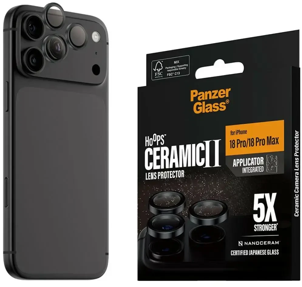 Panzer Glass PanzerGlass Hoops Ceramic Camera Protection iPhone 18 Pro | 18 Pro Max