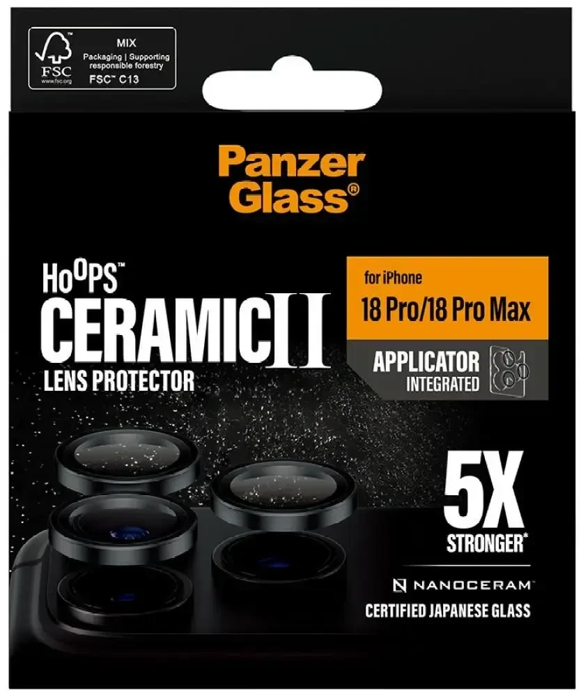 Panzer Glass PanzerGlass Hoops Ceramic Camera Protection iPhone 18 Pro | 18 Pro Max