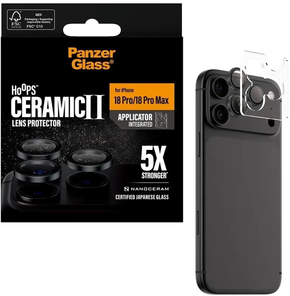 Panzer Glass PanzerGlass Hoops Ceramic Camera Protection iPhone 18 Pro | 18 Pro Max