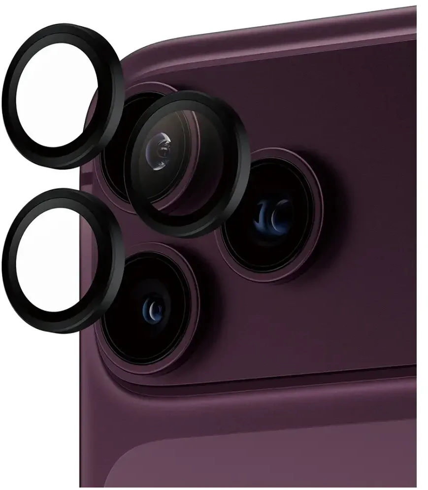 Panzer Glass PanzerGlass Hoops Transparent Camera Lens Protector - osłonki na obiektywy do iPhone 18 Pro/18 Pro Max juoda (PG41297)