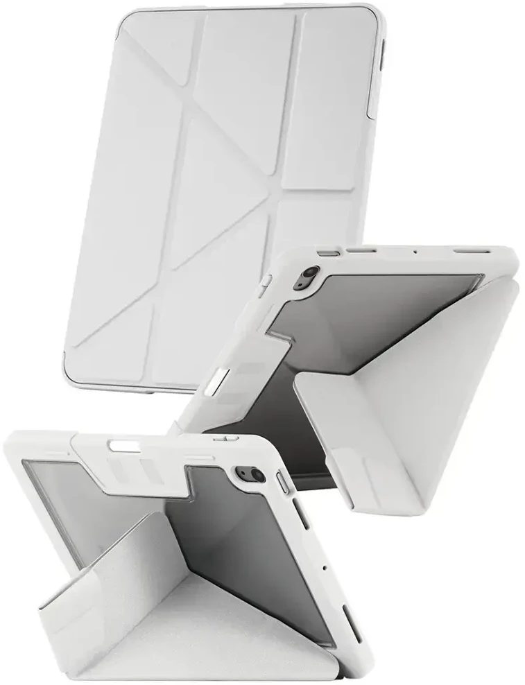 Panzer Glass Dėklas Care by PanzerGlass Y fold do iPad Air 11" (2024 2025) šviesiai pilkas